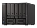 Miniatyrbild 1 av 5: QNAP TS-H973AX-32G - NAS-server - 9 fack - SATA 6Gb/s - RAID RAID 0, 1, 5, 6, 10, 50, JBOD, 60, RAID TP - RAM 32 GB - 2.5 Gigabit Ethernet / 10 Gigab