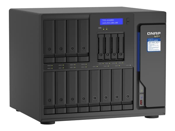 QNAP TVS-H1688X - NAS-server - 16 brønner - SATA 6Gb/s - RAID RAID 0, 1, 5, 6, 10, 50, JBOD, 5 hot spare, 6 hot spare, 60, 10 hot spare, RAID TP - RA