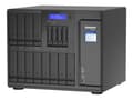 Miniatyrbilde 2 av 5: QNAP TVS-H1688X - NAS-server - 16 brønner - SATA 6Gb/s - RAID RAID 0, 1, 5, 6, 10, 50, JBOD, 5 hot spare, 6 hot spare, 60, 10 hot spare, RAID TP - RA
