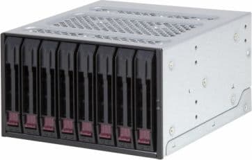 Supermicro M28SACB-OEM, Serial ATA III, 2.5", 1,4 kg, Sort