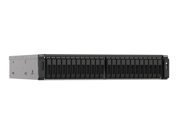 QNAP TS-H2490FU - NAS-server - 24 fack - kan monteras i rack - PCI Express 3.0 x4 (NVMe) - RAID RAID 0, 1, 5, 6, 10, 50, JBOD, 60 - RAM 64 GB - 25 Gi