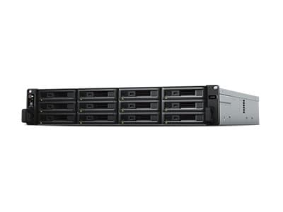 Synology Unified Controller UC3200 - Harddiskarray - 12 brønner (SAS) - SAS (ekstern) - kan monteres i rack - 2U Sort, Grå