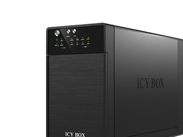 ICY BOX IB-RD3620SU3 - Harddiskarray - 2 brønner (SATA-600) - SATA 3Gb/s, USB 3.0 (ekstern)