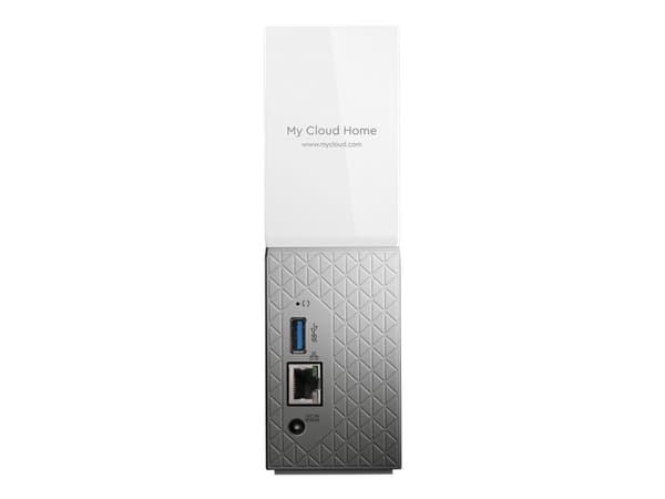 WD My Cloud Home WDBVXC0080HWT - Personlig cloud-opbevaringsenhed - 8 TB - HDD 8 TB x 1 - RAM 1 GB - Gigabit Ethernet