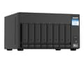 Miniatyrbilde 4 av 5: QNAP TS-832PX-4G - NAS-server - 8 brønner - SATA 6Gb/s - RAID RAID 0, 1, 5, 6, 10, 50, JBOD, 60 - RAM 4 GB - Gigabit Ethernet / 2.5 Gigabit Ethernet