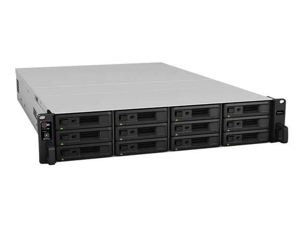 Synology RackStation RS3621XS+, Tallennuspalvelin, Teline ( 2U ), Intel® Xeon®, D-1541, Musta