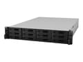 Pikkukuva 2 / 5: Synology RackStation RS3621XS+, Tallennuspalvelin, Teline ( 2U ), Intel® Xeon®, D-1541, Musta