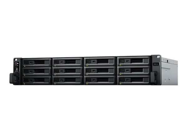 Synology RackStation RS3621XS+, Tallennuspalvelin, Teline ( 2U ), Intel® Xeon®, D-1541, Musta musta