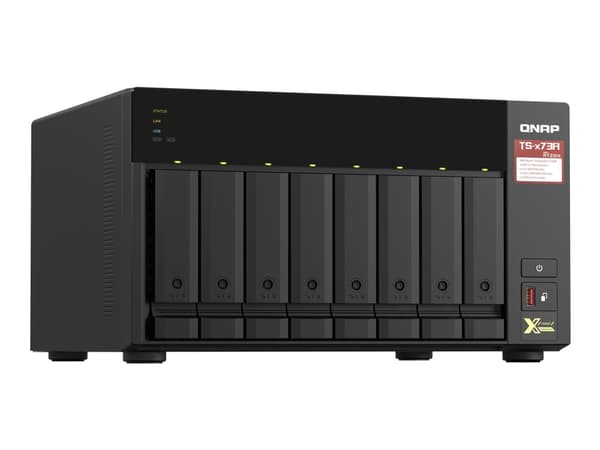 QNAP TS-873A - NAS-server - 8 brønner - SATA 6Gb/s - RAM 8 GB - Gigabit Ethernet / 2.5 Gigabit Ethernet