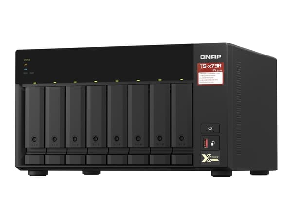 QNAP TS-873A - NAS-server - 8 brønner - SATA 6Gb/s - RAM 8 GB - Gigabit Ethernet / 2.5 Gigabit Ethernet
