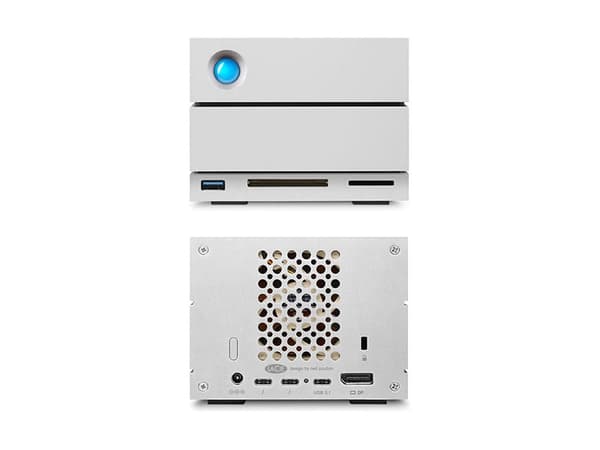 LaCie 1big Dock STHS18000800 - Harddiskarray - 18 TB - 1 brønner (SATA-600) - HDD 18 TB x 1 - Thunderbolt 3, USB 3.1 (ekstern) - med Rescue Data Reco