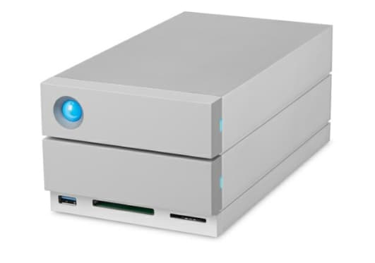 LaCie 1big Dock STHS18000800 - Harddiskarray - 18 TB - 1 brønner (SATA-600) - HDD 18 TB x 1 - Thunderbolt 3, USB 3.1 (ekstern) - med Rescue Data Reco