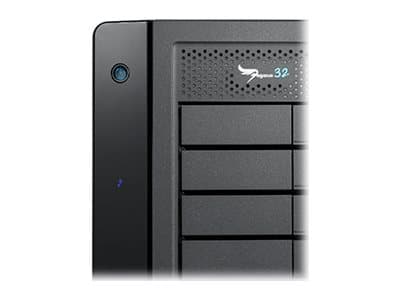 Promise Pegasus32 R8 - Kiintolevymallisto - 144 TB - 8 paikkaa (SATA-600) - Kiintolevy 18 TB x 8 - Thunderbolt 3, USB 3.2 Gen 2 (ulkoinen)