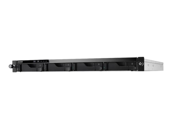 ASUSTOR Lockerstor 4RD AS6504RD - NAS-server - 4 fack - kan monteras i rack - SATA 6Gb/s - RAID 0, 1, 5, 6, 10, JBOD - RAM 8 GB - Gigabit Ethernet /
