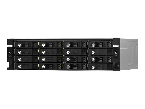 QNAP TL-R1620Sdc - Hårddiskarray - 16 fack (SATA-600 / SAS-3) - SAS 12Gb/s (extern) - rackversion - 3U