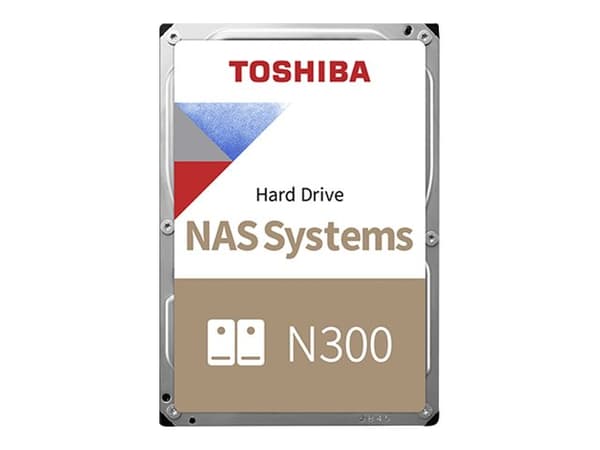 Toshiba N300 NAS - harddisk - 8 TB - intern - 3,5" - SATA 6 Gb/s - 7200 rpm - buffer: 256 MB