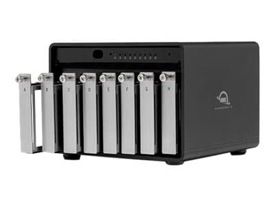 OWC ThunderBay 8 - Harddiskarray - 0 GB - 8 brønner (SATA-600) - Thunderbolt 3 (ekstern) Sort