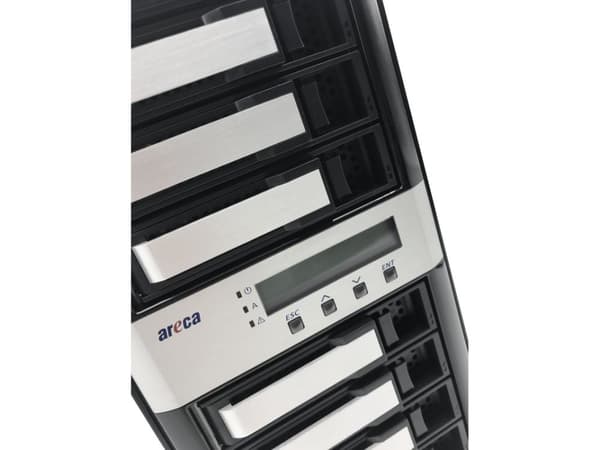 Areca ARC-8050T3U-8, Tower, ROC, Svart