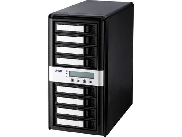 Areca ARC-8050T3U-8, Tower, ROC, Svart