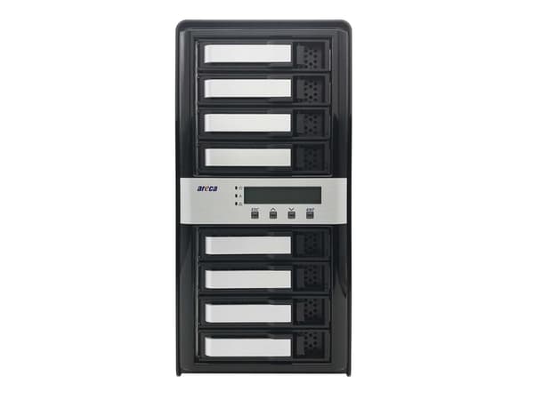 Areca ARC-8050T3U-8, Tower, ROC, Svart