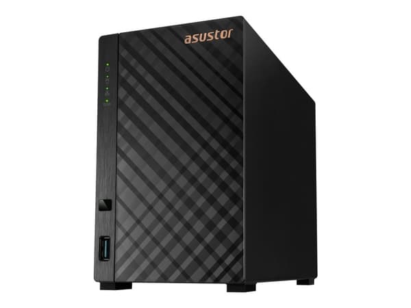 ASUSTOR Drivestor 2 AS1102T - NAS-server - 2 brønner - SATA 6Gb/s - RAM 1 GB - 2.5 Gigabit Ethernet