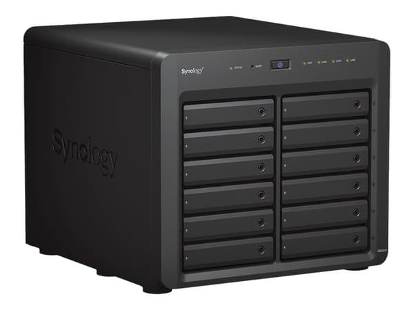 Synology Disk Station DS2422+ - NAS-server - 12 fack - SATA 3Gb/s - RAID RAID 0, 1, 5, 6, 10, JBOD - RAM 4 GB - Gigabit Ethernet - iSCSI support