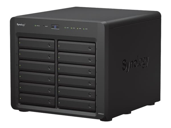 Synology Disk Station DS3622XS+ - NAS-server - 12 fack - SATA 6Gb/s - RAID RAID 0, 1, 5, 6, 10, JBOD, RAID F1 - RAM 16 GB - Gigabit Ethernet / 10 Gig