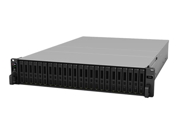 Synology FlashStation FS3600 - NAS-server - 24 brønner - kan monteres i rack - RAID RAID 0, 1, 5, 6, 10, JBOD, RAID F1 - RAM 16 GB - Gigabit Ethernet Sort