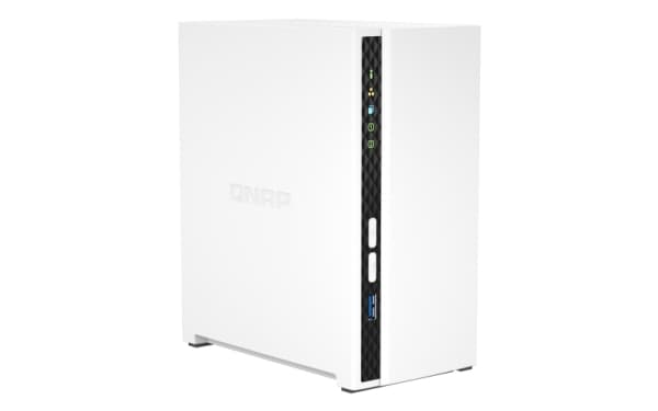 QNAP TS-233 - NAS-server - 2 brønner - SATA 6Gb/s - RAID RAID 0, 1, JBOD - RAM 2 GB - Gigabit Ethernet - iSCSI støtte