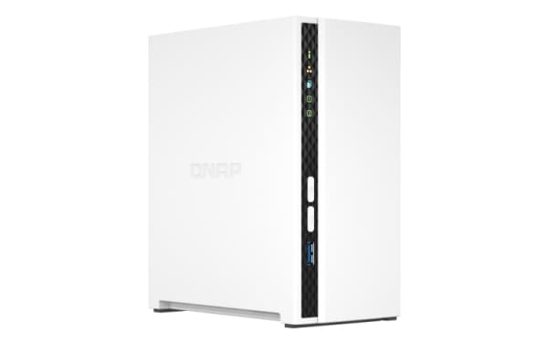QNAP TS-233 - NAS-server - 2 brønner - SATA 6Gb/s - RAID RAID 0, 1, JBOD - RAM 2 GB - Gigabit Ethernet - iSCSI støtte