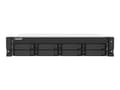 Miniatyrbild 1 av 5: QNAP TS-873AeU - NAS-server - 8 fack - kan monteras i rack - SATA 6Gb/s - RAID RAID 0, 1, 5, 6, 10, 50, JBOD, 60 - RAM 4 GB - 2.5 Gigabit Ethernet -