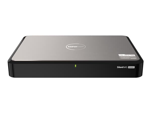 QNAP HS-264 - NAS-server - 2 fack - SATA 6Gb/s - RAID RAID 0, 1, 5, 6, 10, 50, 60 - RAM 8 GB - Gigabit Ethernet / 2.5 Gigabit Ethernet - iSCSI suppor Svart