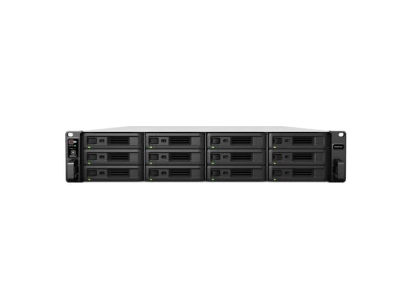 Synology RackStation RS3621xs+, NAS, Teline ( 2U ), Intel® Xeon® D, D-1541, 48 TB, Musta