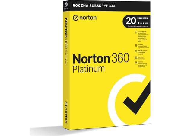 Norton 360 Platinum 20 enheter 12 månader (21427517)