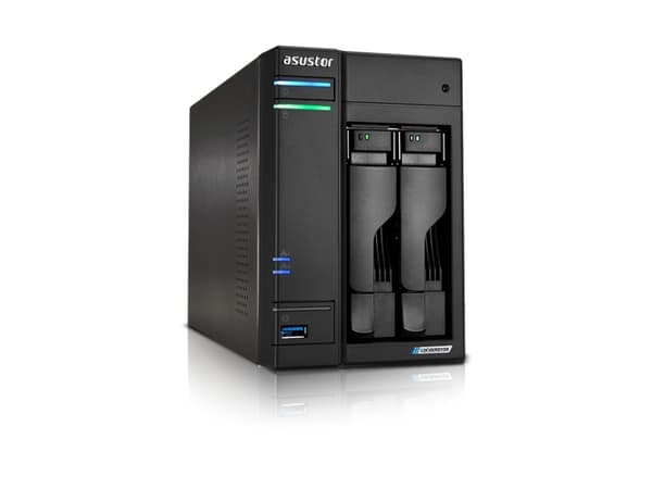 ASUSTOR Lockerstor 2 Gen2 - NAS-server - 2 fack - RAID 0, 1, 5, 6, 10, JBOD - RAM 4 GB - 2.5 Gigabit Ethernet - iSCSI support