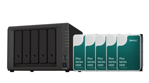 Bundle SYNOLOGY DS1522+ + 5x HAT3300-4TB Plus Series