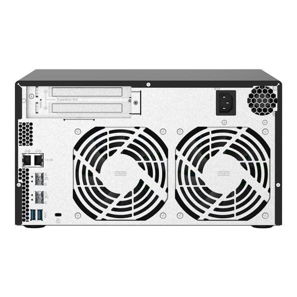 NAS-server - QNAP - TS-832PX-4G - 8 fackor - 4 GB RAM - 10GbE SFP+