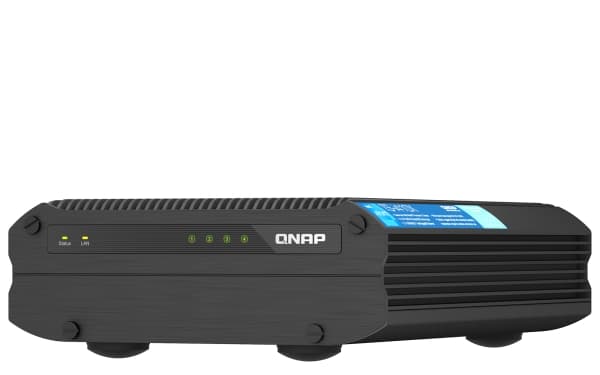 QNAP TS-i410X - NAS-server - 4 fack - SATA 6Gb/s - RAID RAID 0, 1, 5, 6, 10, JBOD - RAM 8 GB - 10 Gigabit Ethernet - iSCSI support