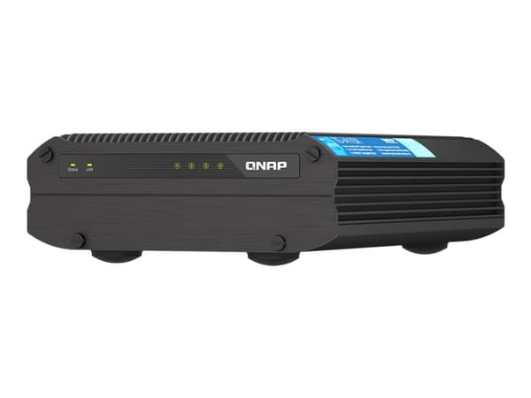 QNAP TS-i410X - NAS-server - 4 fack - SATA 6Gb/s - RAID RAID 0, 1, 5, 6, 10, JBOD - RAM 8 GB - 10 Gigabit Ethernet - iSCSI support Svart