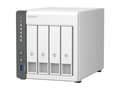 Pikkukuva 1 / 5: QNAP TS-433 - NAS-palvelin - 4 lokeroa - SATA 6Gb/s - RAID 0, 1, 5, 6, 10, 50, JBOD, 60 - RAM 4 GB - Gigabit Ethernet / 2.5 Gigabit Ethernet - iSCSI-
