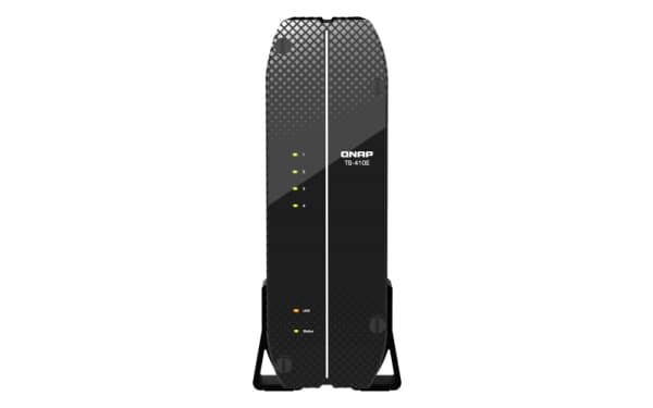 QNAP TS-410E - NAS-server - 4 fack - SATA 6Gb/s - RAID RAID 0, 1, 5, 6, 10, 50, JBOD, 60 - RAM 8 GB - Gigabit Ethernet / 2.5 Gigabit Ethernet - iSCSI