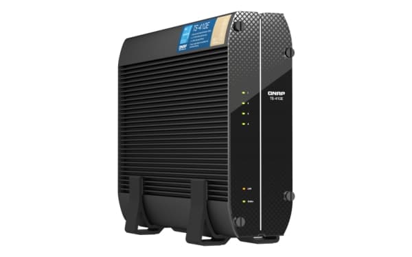 QNAP TS-410E - NAS-server - 4 fack - SATA 6Gb/s - RAID RAID 0, 1, 5, 6, 10, 50, JBOD, 60 - RAM 8 GB - Gigabit Ethernet / 2.5 Gigabit Ethernet - iSCSI