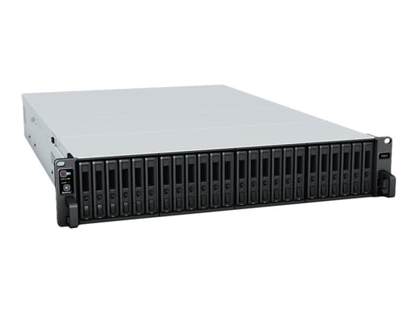 Synology FlashStation FS3410 - NAS-server - 24 fack - kan monteras i rack - RAID RAID 0, 1, 5, 6, 10, JBOD, RAID F1 - RAM 16 GB - 10 Gigabit Ethernet Svart