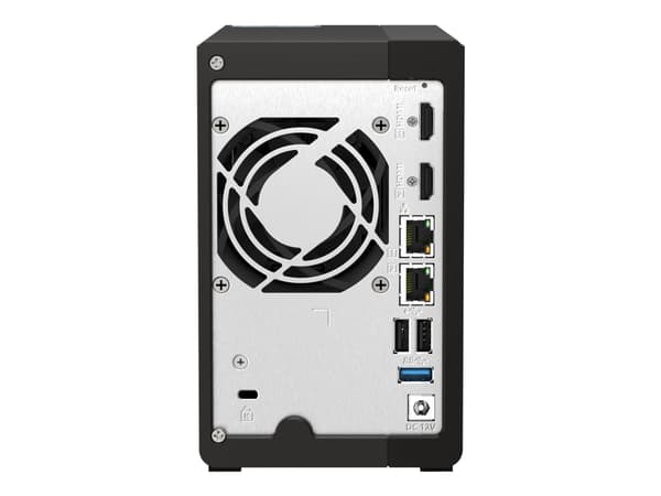 QNAP TS-253E, NAS, Tower, Intel® Celeron®, J6412, Musta