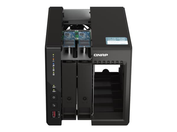 QNAP TS-253E, NAS, Tower, Intel® Celeron®, J6412, Musta