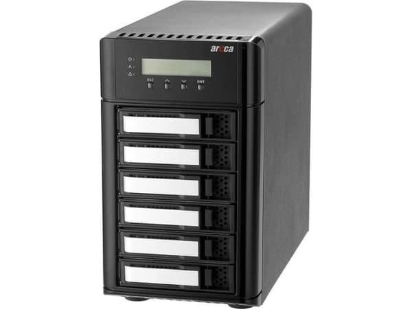 Areca 8050T3U-6, Tower, ROC, 2 GB, DDR3, Svart