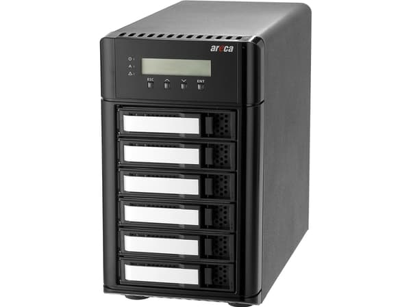 Areca 8050T3U-6, Tower, ROC, 2 GB, DDR3, Svart Svart