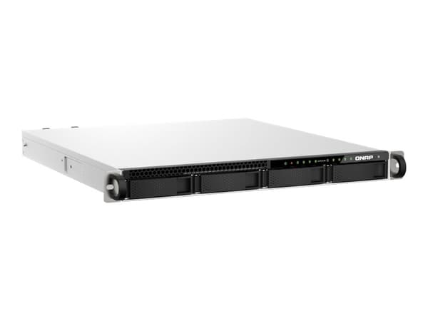 QNAP TS-h987XU-RP, NAS, Teline ( 1U ), Intel Xeon E, E-2334, Musta, Hopea musta, Hopea