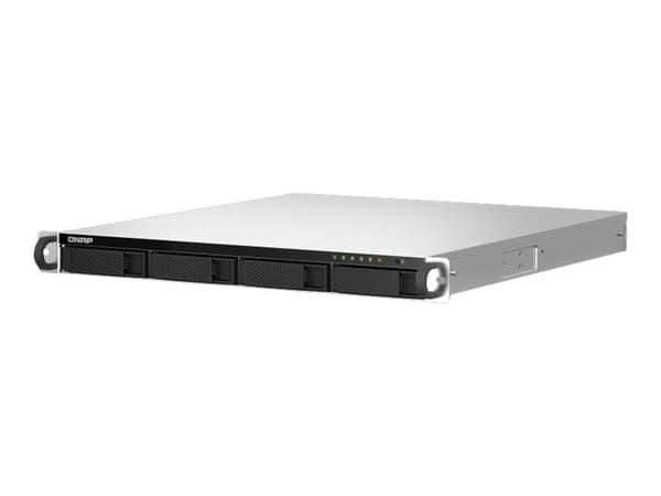 QNAP TS-464U-RP - NAS-server - 4 fack - kan monteras i rack - SATA 6Gb/s - RAID RAID 0, 1, 5, 6, 10, JBOD - RAM 8 GB - 2.5 Gigabit Ethernet - iSCSI s Gjuten aluminium, Svart