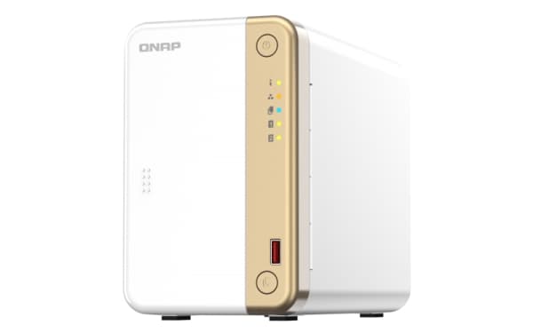 QNAP TS-262 - NAS-server - 2 fack - SATA 6Gb/s - RAID RAID 0, 1, 5, 6, 10, 50, JBOD, 60 - RAM 4 GB - 2.5 Gigabit Ethernet - iSCSI support